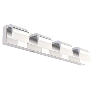 ZOWALA - Contemporary Black LED Bathroom Vanity Light Fixture Image - 13