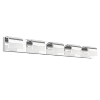 ZOWALA - Contemporary Black LED Bathroom Vanity Light Fixture Image - 14