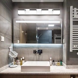 ZOWALA - Contemporary Black LED Bathroom Vanity Light Fixture Image - 15