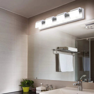 ZOWALA - Contemporary Black LED Bathroom Vanity Light Fixture Image - 4