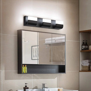 ZOWALA - Contemporary Black LED Bathroom Vanity Light Fixture Image - 6