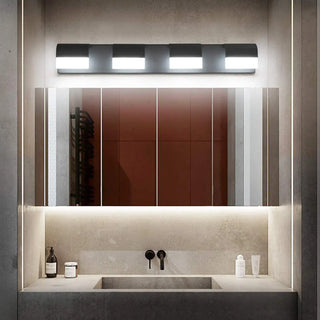 ZOWALA - Contemporary Black LED Bathroom Vanity Light Fixture Image - 8