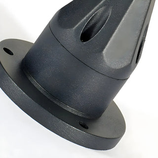 Modern Diamond Shape Outdoor Fence Post Light Black Zawala Image - 12