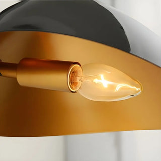 ZOWALA - Contemporary Swing Arm Adjustable Metal Gold Wall Sconce Image - 11