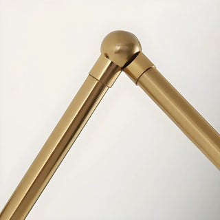 ZOWALA - Contemporary Swing Arm Adjustable Metal Gold Wall Sconce Image - 12