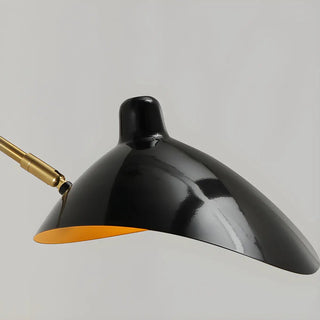 ZOWALA - Contemporary Swing Arm Adjustable Metal Gold Wall Sconce Image - 8