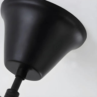 ZOWALA - Contemporary Black Prismatic Crystal Drum Chandelier Image - 6