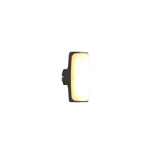 Modern Square Black Metal Outdoor Waterproof Wall Light Zawala Image - 10