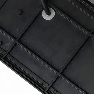 Modern Square Black Metal Outdoor Waterproof Wall Light Zawala Image - 15