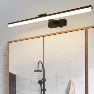 ZOWALA - Contemporary Black Linear Rotating Bar Vanity Light Image - 2