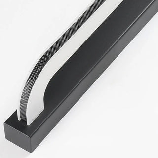 Contemporary Black Curved LED Vanity Light Fixture Zawala Image - 10
