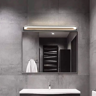 Contemporary Black Curved LED Vanity Light Fixture Zawala Image - 13