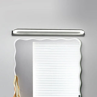 Contemporary Black Curved LED Vanity Light Fixture Zawala Image - 4