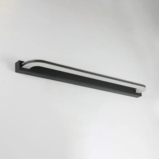 Contemporary Black Curved LED Vanity Light Fixture Zawala Image - 7