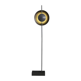 Contemporary Black Round LED Stone Floor Light Zawala Image - 10