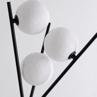 ZOWALA - Contemporary Multi-Sphere Black Tripod Floor Lamp Image - 5