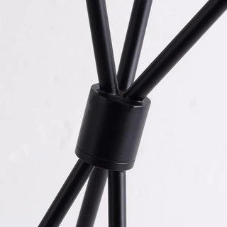 ZOWALA - Contemporary Multi-Sphere Black Tripod Floor Lamp Image - 6