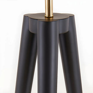 Contemporary Dome Brass Tripod Metal Floor Lamp Zawala Image - 12