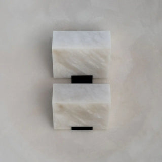 Modern White Geometric Metal Wall Light LED Sconce Zawala Image - 12