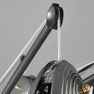 ZOWALA - Contemporary Chrome Shell Black Large Chandelier Image - 10