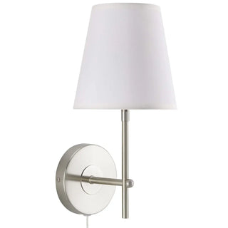 ZOWALA - Contemporary Chrome Cylinder Bedroom Wall Sconce Image - 10