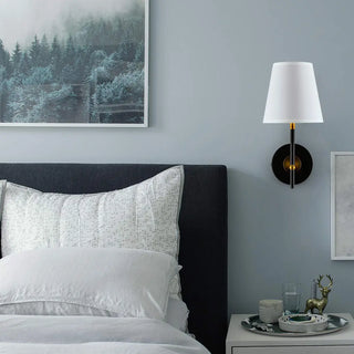 ZOWALA - Contemporary Chrome Cylinder Bedroom Wall Sconce Image - 4