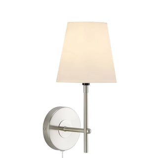ZOWALA - Contemporary Chrome Cylinder Bedroom Wall Sconce Image - 6