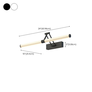 ZOWALA - Contemporary Clear Acrylic Adjustable Linear Vanity Light Image - 16