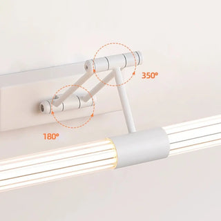 ZOWALA - Contemporary Clear Acrylic Adjustable Linear Vanity Light Image - 8