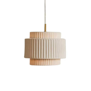 ZOWALA - Contemporary Cylinder Resin Dining Room Green Pendant Light Image - 10
