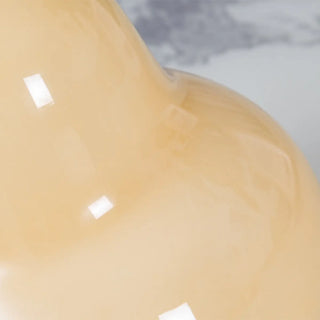 ZOWALA - Contemporary White Glass Gourd Pendant Light Image - 18