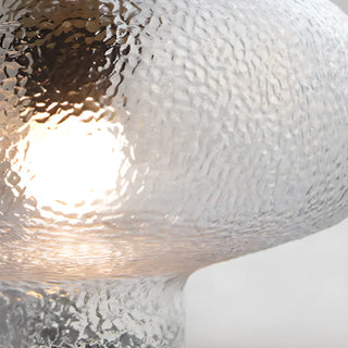 Contemporary Lantern Glass Living Room Gold Pendant Light Image - 11