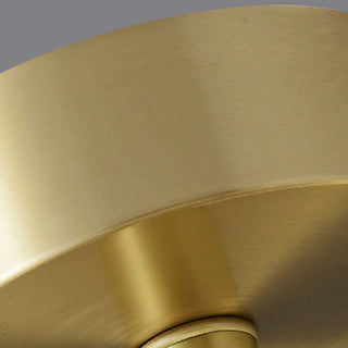 ZOWALA - Contemporary Alabaster Petal Round Brass Chandelier Image - 8