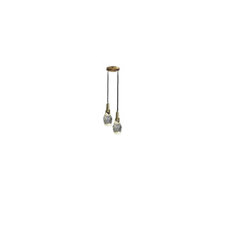 Contemporary Clear Crystal Stone Bedroom Pendant Light Zawala Image - 9
