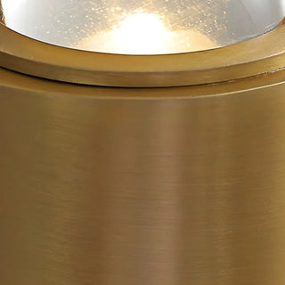 Contemporary Gold Cylinder Metal LED Vanity Sconce Zawala Image - 14