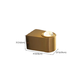Contemporary Gold Cylinder Metal LED Vanity Sconce Zawala Image - 16