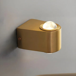 Contemporary Gold Cylinder Metal LED Vanity Sconce Zawala Image - 8