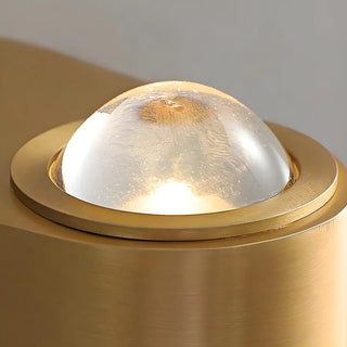 Contemporary Gold Cylinder Metal LED Vanity Sconce Zawala Image - 9