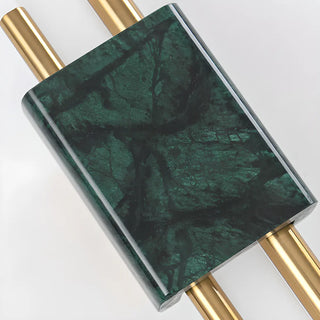 Contemporary Green Geometric Bedside Wall Light Zawala Image - 12