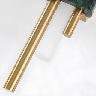 Contemporary Green Geometric Bedside Wall Light Zawala Image - 13