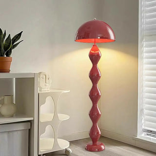 Artistic Green Mushroom-Shape Metal LED Floor Light Zawala Image - 5