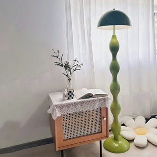 Artistic Green Mushroom-Shape Metal LED Floor Light Zawala Image - 6