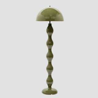 Contemporary Bedside Green Mushroom-Shape Floor Lamp Zawala Image - 10