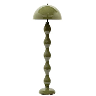 Contemporary Bedside Green Mushroom-Shape Floor Lamp Zawala Image - 11