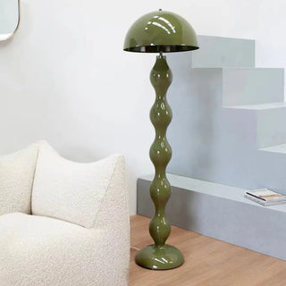 Contemporary Bedside Green Mushroom-Shape Floor Lamp Zawala Image - 4