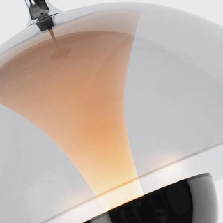 Contemporary Dome Bedroom Black LED Dimming Pendant Light Zawala Image - 9