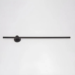 Contemporary Linear Metal LED Black Wall Light Large Image - 8
