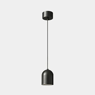 Contemporary Black Brass Bell Bedroom Pendant Light Zawala Image - 8