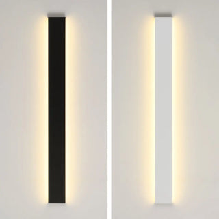 Contemporary Sleek Rectangular LED Metal Wall Light Image - 12