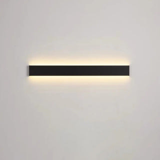 Contemporary Sleek Rectangular LED Metal Wall Light Image - 2